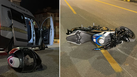 Karabükte motosiklet kaldırıma çarptı 17 yaşındaki Berraktan acı haber