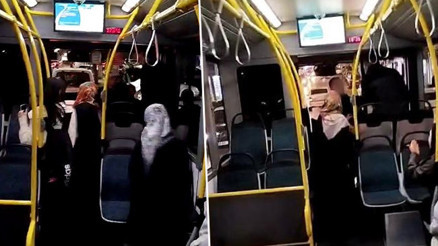 Şehit babasına otobüs şoförü hakaret edip saldırdı