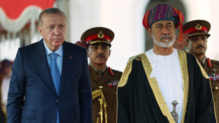 Cumhurbaşkanı Erdoğan, Umman Sultanı ile bir araya geldi