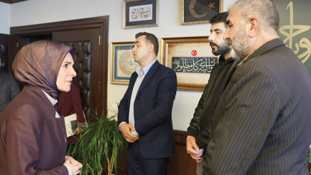 Bakan Göktaş Rojin’in babasıyla buluştu