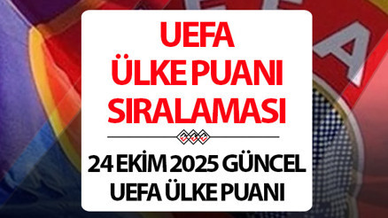 UEFA ÜLKE PUANI SIRALAMASI 2025 GÜNCEL || Türkiye ülke puanı sıralamasında kaçıncı, kaç puanı var