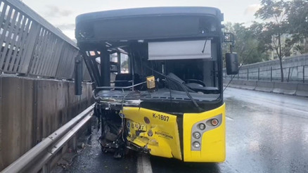 Kadıköyde İETT otobüsü kazası