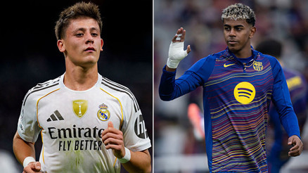 Arda Güler-Lamine Yamal El Clasicoda karşı karşıya