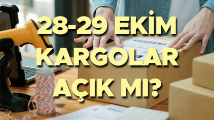 Bugün kargolar açık mı (29 EKim Cumhuriyet Bayramı) 29 Ekim Çarşamba kargolar Yurtiçi, MNG (DHL), Aras Kargo, PTT Kargo çalışıyor mu, dağıtıma çıkacak mı