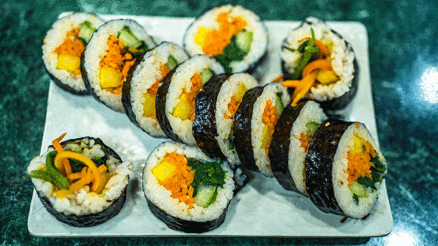 Kimbap nasıl yapılır Veggi Kimbap tarifi ve püf noktaları