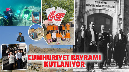 CUMHURİYET BAYRAMI COŞKUYLA KUTLANIYOR CUMHURİYET BAYRAMI COŞKUYLA KUTLANIYOR