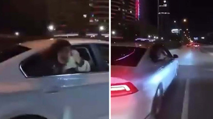 Genç kız camdan başını çıkarıp yardım için bağırdı; araçtaki herkese ceza kesildi