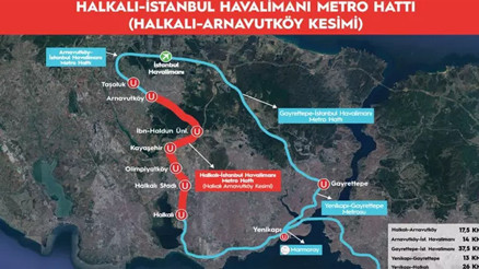 Halkalı-İstanbul Havalimanı metrosu ne zaman açılacak Halkalı-İstanbul Havalimanı metro durakları ve istasyonları...