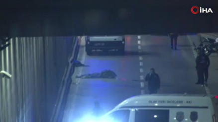 Beşiktaşta alt geçitte motosiklet kazası: 1 ölü, 1 yaralı