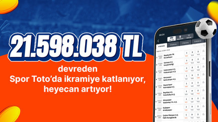 Spor Toto’da 21.598.038 TL devretti heyecan bu haftaya kaldı