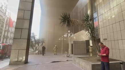 Nişantaşında yangın paniği