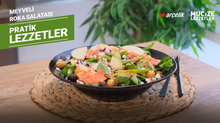 Meyveli roka salatası tarifi | Mucize Lezzetler