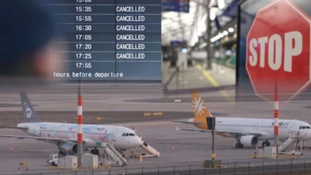 Almanyada dron alarmı Brandenburg Havalimanında uçuşlar durdu