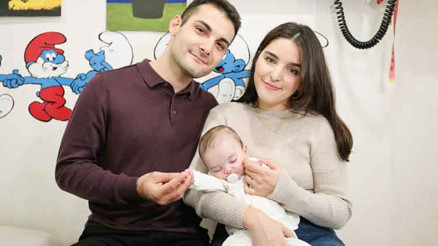 Kalp yetmezliği olan Aras bebeğin akıllı çorabı