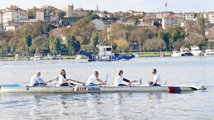 Organ bağışı için kürek çektiler