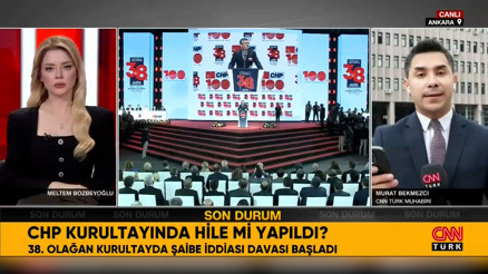 CHPnin şaibeli kurultay davasında karar CHPnin şaibeli kurultay davasında karar