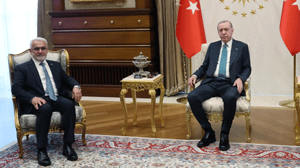 Cumhurbaşkanı Erdoğan, HÜDAPAR Genel Başkanı Yapıcıoğlunu kabul etti