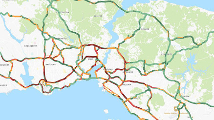 İstanbulda trafik kilitlendi