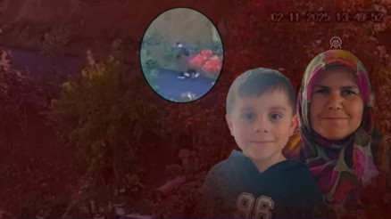 Kayıp anne ile 5 yaşındaki oğlunun son görüntüsü ortaya çıktı