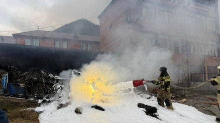 Dağıstanda helikopter düştü: 4 ölü