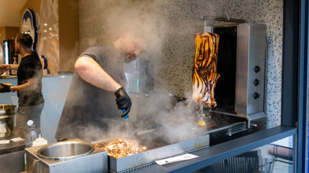 Almanyada ahtapot döner satışta