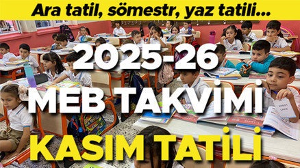 MEB TAKVİMİ 2025-2026 ARA TATİL BİTİŞ VE OKULLARIN AÇILIŞ TARİHİ VE GÜNÜ (1 haftalık ara tatil takvimi) || Kasım ara tatil kaç gün, ne zaman bitecek 2. ara tatil ne zaman 2026 Ramazan Bayramı ile birleşiyor mu Sömestr tatili, yaz tatili tarihleri MEB TAKVİMİ 2025-2026 ARA TATİL BİTİŞ VE OKULLARIN AÇILIŞ TARİHİ VE GÜNÜ (1 haftalık ara tatil takvimi) || Kasım ara tatil kaç gün, ne zaman bitecek 2. ara tatil ne zaman 2026 Ramazan Bayramı ile birleşiyor mu Sömestr tatili, yaz tatili tarihleri
