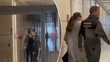 Deren ve Derin Talu ifade vermek için adliyeye geldi Deren ve Derin Talu ifade vermek için adliyeye geldi