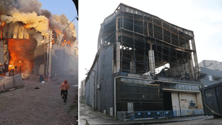 Kocaelideki faciada 6 kişi hayatını kaybetmişti Kozmetik fabrikasındaki yangının çıkış nedeni raporlandı Kocaelideki faciada 6 kişi hayatını kaybetmişti Kozmetik fabrikasındaki yangının çıkış nedeni raporlandı