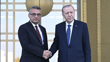 KKTC Cumhurbaşkanı Tufan Erhürman Beştepede