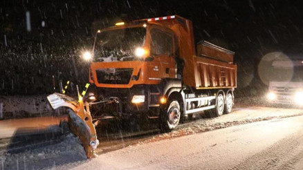Erzincan’ın yüksek kesimlerinde kar yağışı etkili oldu