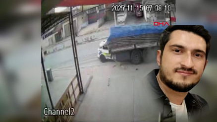 Manisada polisin şehit olduğu kaza kamerada