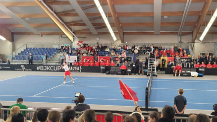 A Milli Kadın Tenis Takımı, Belçikaya mağlup oldu