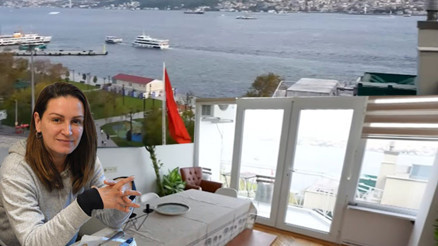 Ünlü oyuncu 3 oda 1 salon bu evde yaşıyor... İstanbul ayaklarının altında