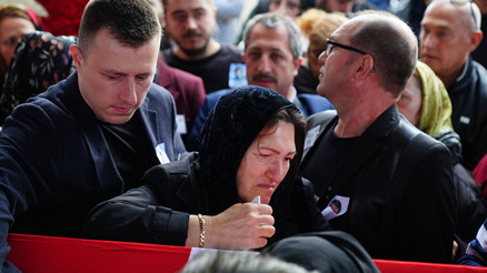 Hırvatistanda düşen yangın uçağında şehit olan Pilot Bahara son veda