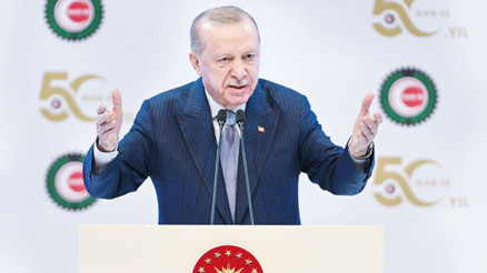 Erdoğan: Üretim ve istihdamdan asla taviz vermedik Erdoğan: Üretim ve istihdamdan asla taviz vermedik
