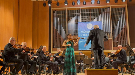 Genç keman sanatçısı uluslararası alanda dikkat çekiyor