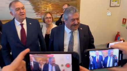 MHPli Akçay ve Yıldız, AK Parti TBMM Grubunu ziyaret etti