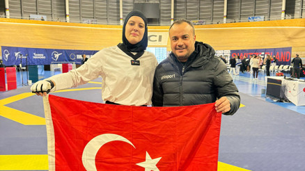 Aydınlı taekwondocu Avrupa şampiyonu oldu