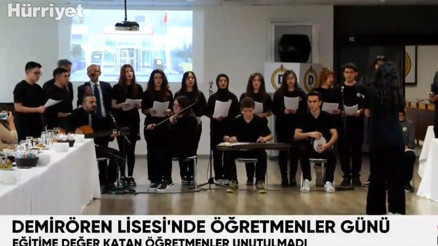 Demirören Lisesinde Öğretmenler Günü