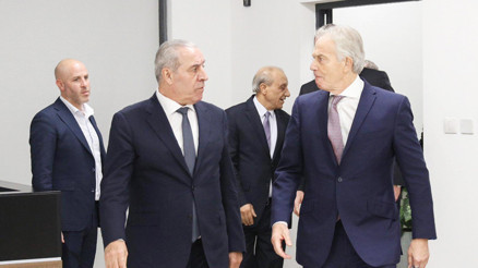 Gazze görevi öncesinde Tony Blair Filistin’de