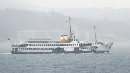 İstanbulda vapur seferleri iptal edildi