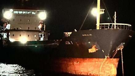 Çanakkale Boğazında kuru yük gemisi arıza yaptı