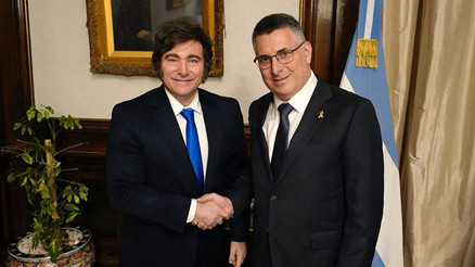 Arjantin lideri Milei ile İsrail Dışişleri Bakanı Saar görüştü Arjantin lideri Milei ile İsrail Dışişleri Bakanı Saar görüştü