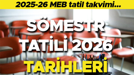İkinci ara tatil ne zaman 2025-2026 | MEB Sömestr tatili 2026, 2. ara tatil ne zaman başlıyor ve bitiyor Okullar ne zaman kapanacak, yaz tatili ne zaman