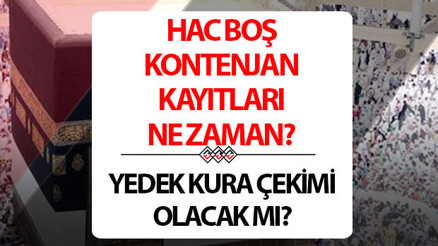 HAC YEDEK KONTENJANLAR 2026 DİYANET | Hac yedek kuralar ne zaman çekilecek 2026 Hac boş kontenjanlar ne zaman açıklanacak, tarih belli oldu mu Kesin kayıtlar sona erdi