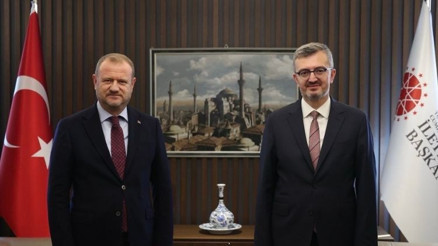 İletişim Başkanı Duran, RTÜK Başkanı Daniş ile bir araya geldi