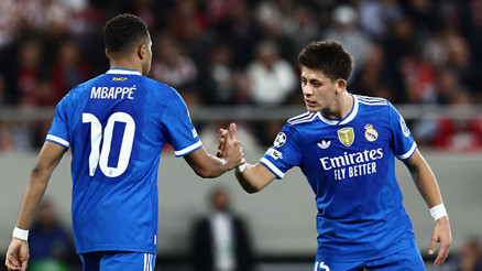 Olympiakos 3-4 Real Madrid (UEFA Şampiyonlar Ligi) Arda Güler, Kylian Mbappe...