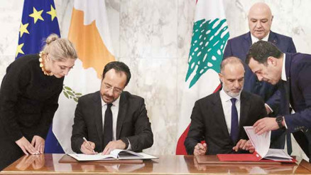 Yine KKTC’nin haklarını yok saydılar... Rumlar Lübnan ile Akdeniz’i paylaştı