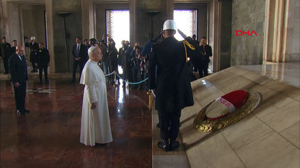 Papa 14üncü Leo, Anıtkabir’i ziyaret etti
