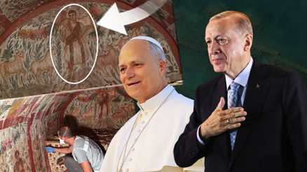 Papa Leonun ziyaretinde İyi Çoban sürprizi: Cumhurbaşkanı Erdoğandan tarihi hediye